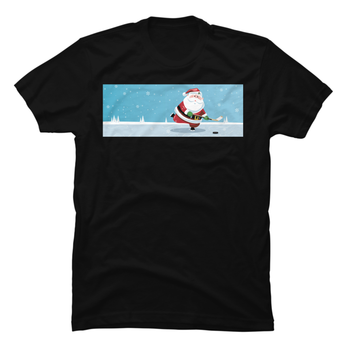 hockey christmas shirt